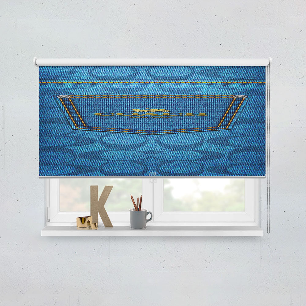 Coach Jeans Window Roller Blinds Shades
