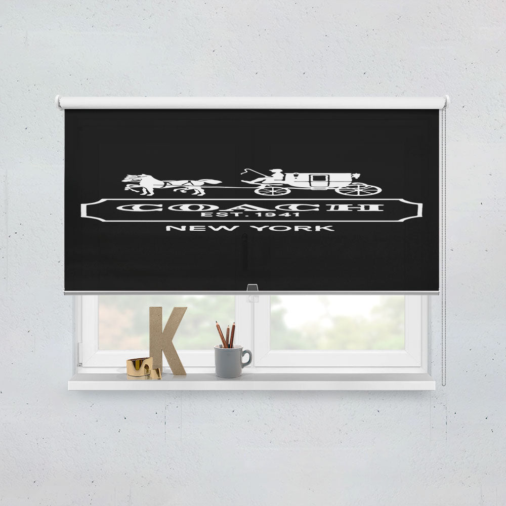 Coach Logo Window Roller Blinds Shades