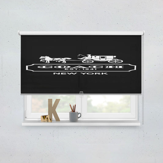 Coach Logo Window Roller Blinds Shades