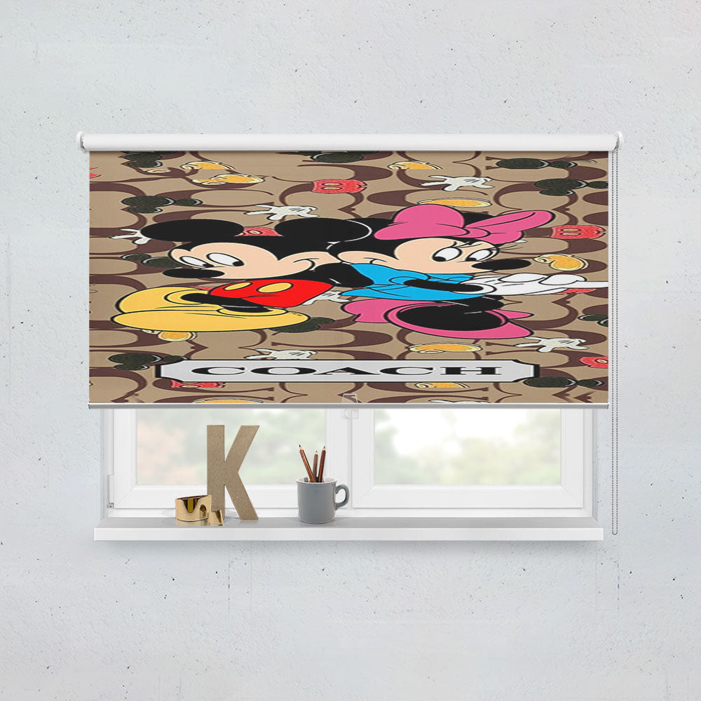 Coach Mickey Minnie Mouse Love Window Roller Blinds Shades