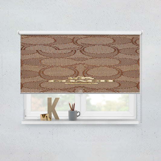 Coach New York Pattern Window Roller Blinds Shades