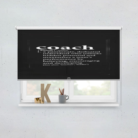 Coach Quotes Window Roller Blinds Shades
