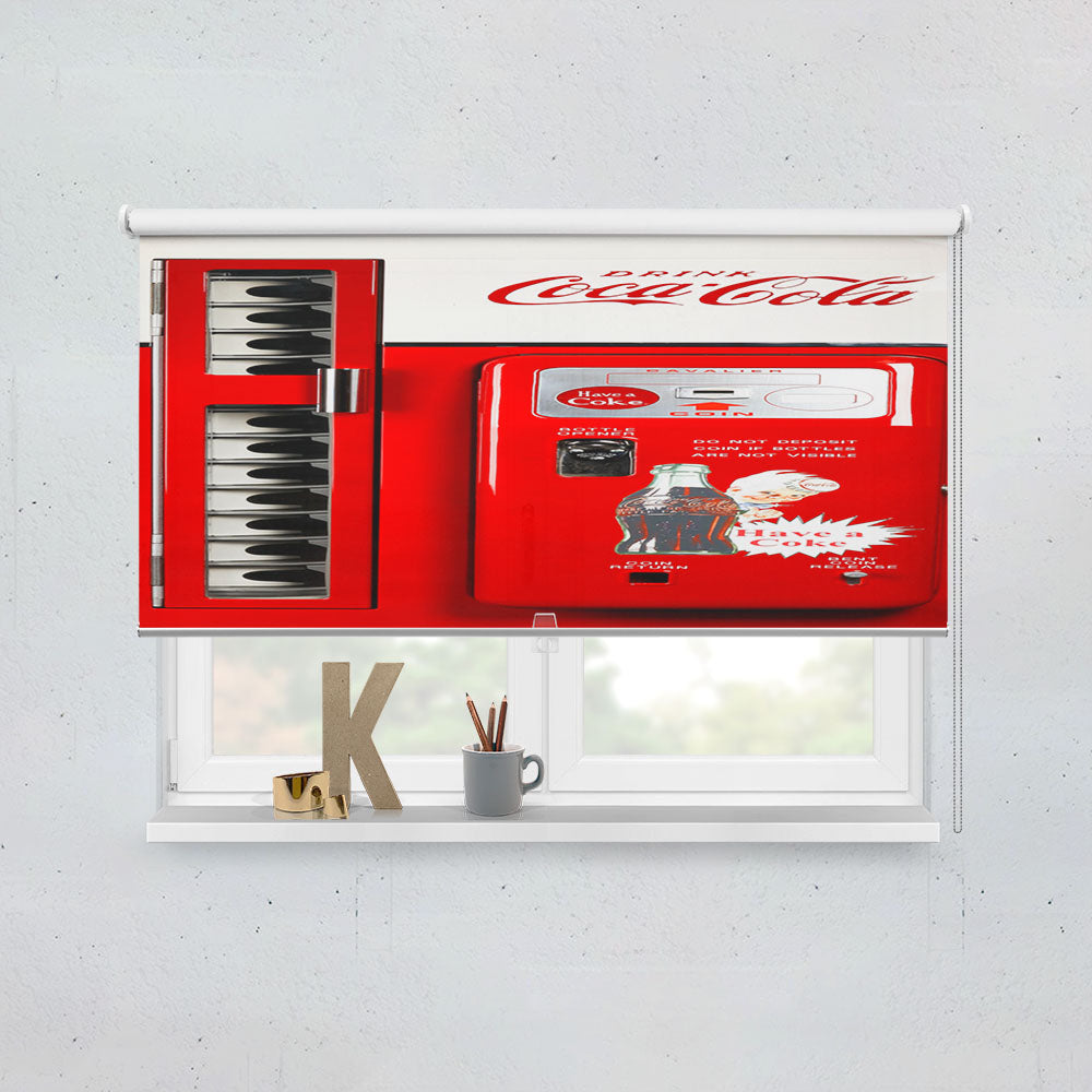 Cocacola Machine Window Roller Blinds Shades