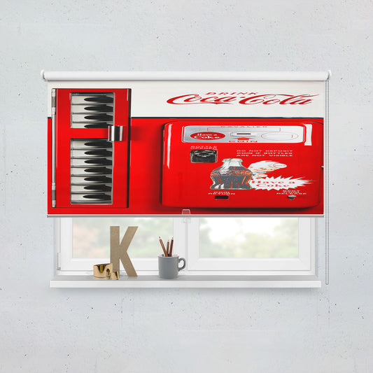 Cocacola Machine Window Roller Blinds Shades