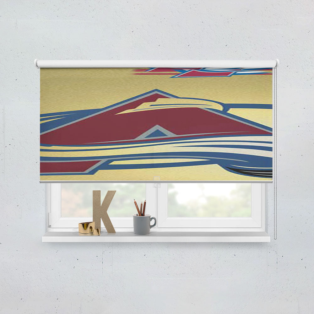 Colorado Avalanche Tan Fade Window Roller Blinds Shades