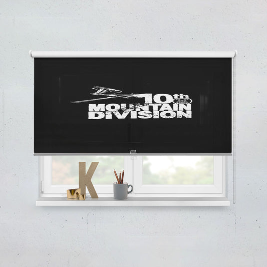 Colorado Ski History 10Th Mountain Division World War Window Roller Blinds Shades