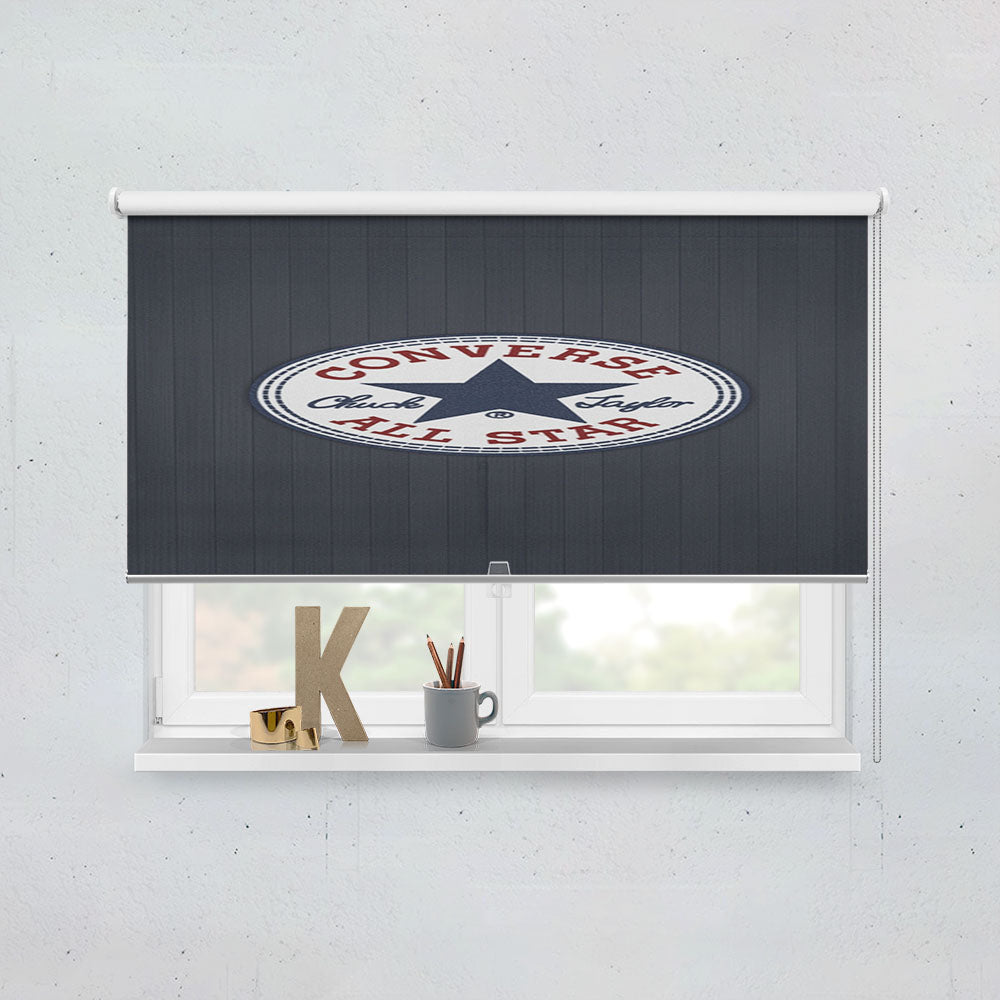 Converse All Star Logo Window Roller Blinds Shades