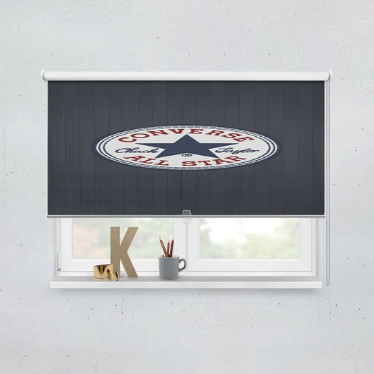 Converse All Star Logo Window Roller Blinds Shades