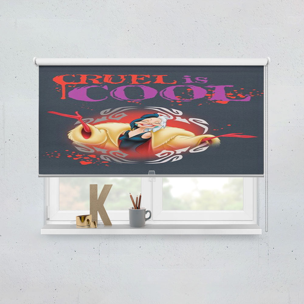 Cruella Cruel Is Cool Window Roller Blinds Shades