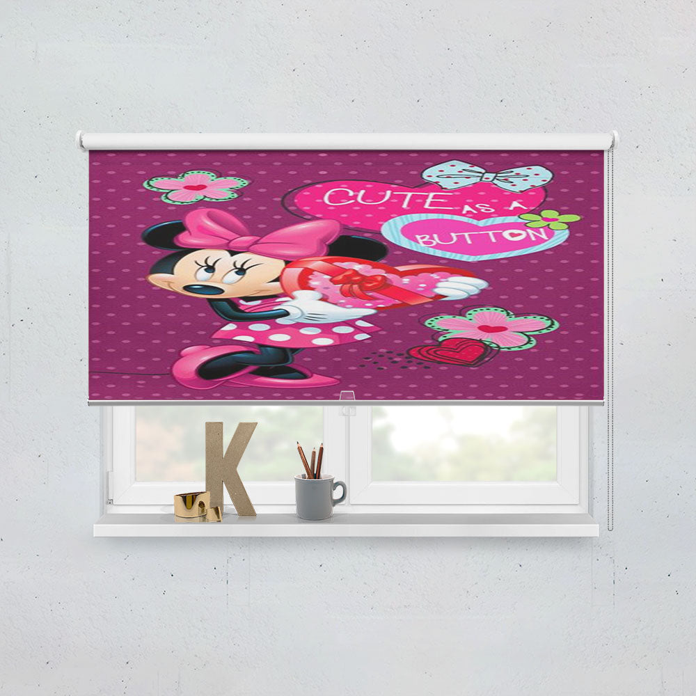 Cute As A Button Minnie Window Roller Blinds Shades