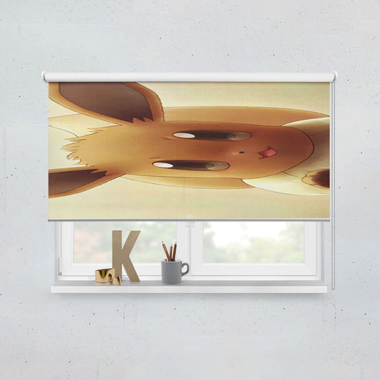 Cute Eevee Pokemon Art Window Roller Blinds Shades
