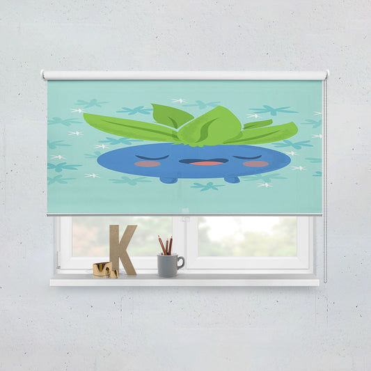 Cute Pokemon Oddish Window Roller Blinds Shades