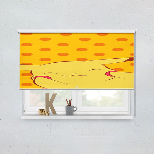 Cute Pokemon Pikachu Dots Wallpapers Window Roller Blinds Shades