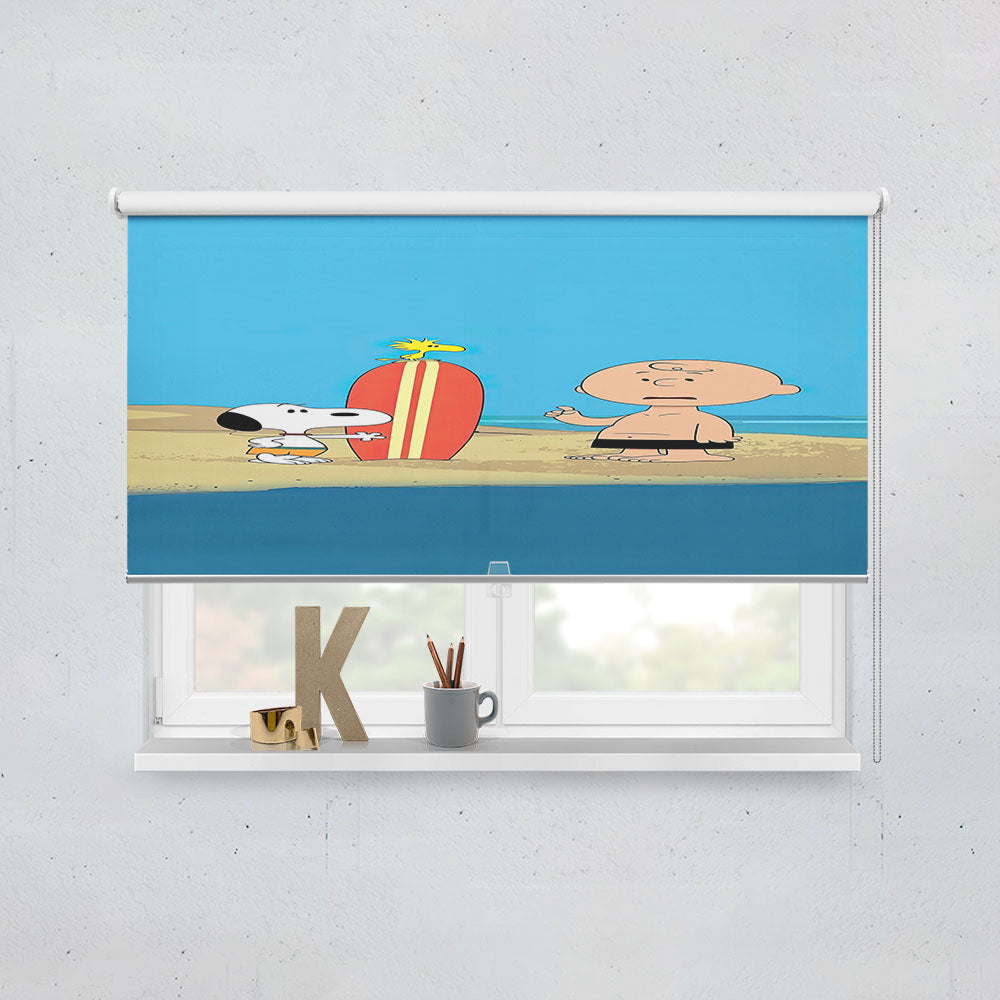 Cute Snoopy Dog Window Roller Blinds Shades