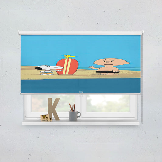 Cute Snoopy Dog Window Roller Blinds Shades