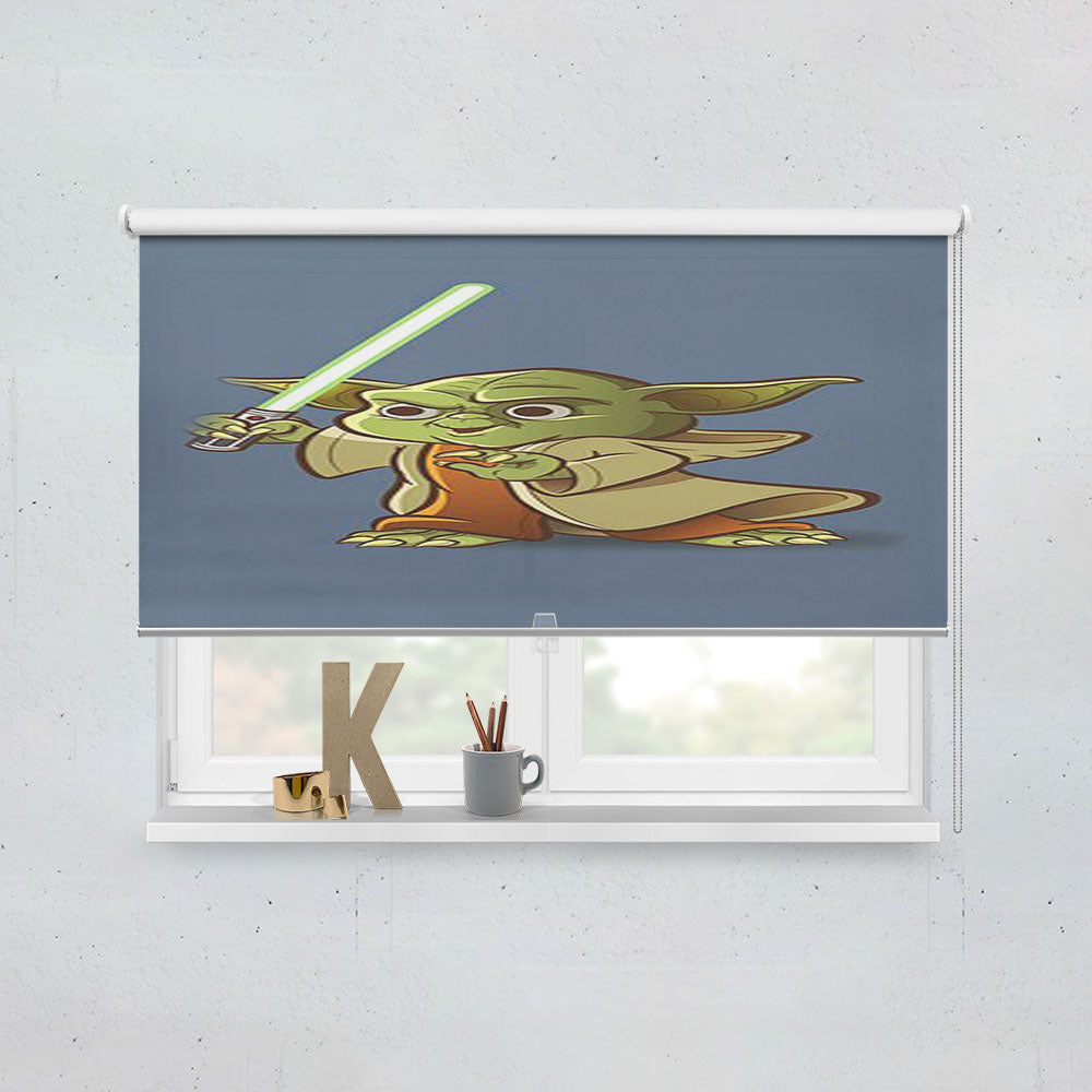 Cute Yoda Star Wars Window Roller Blinds Shades