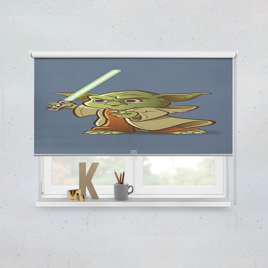 Cute Yoda Star Wars Window Roller Blinds Shades