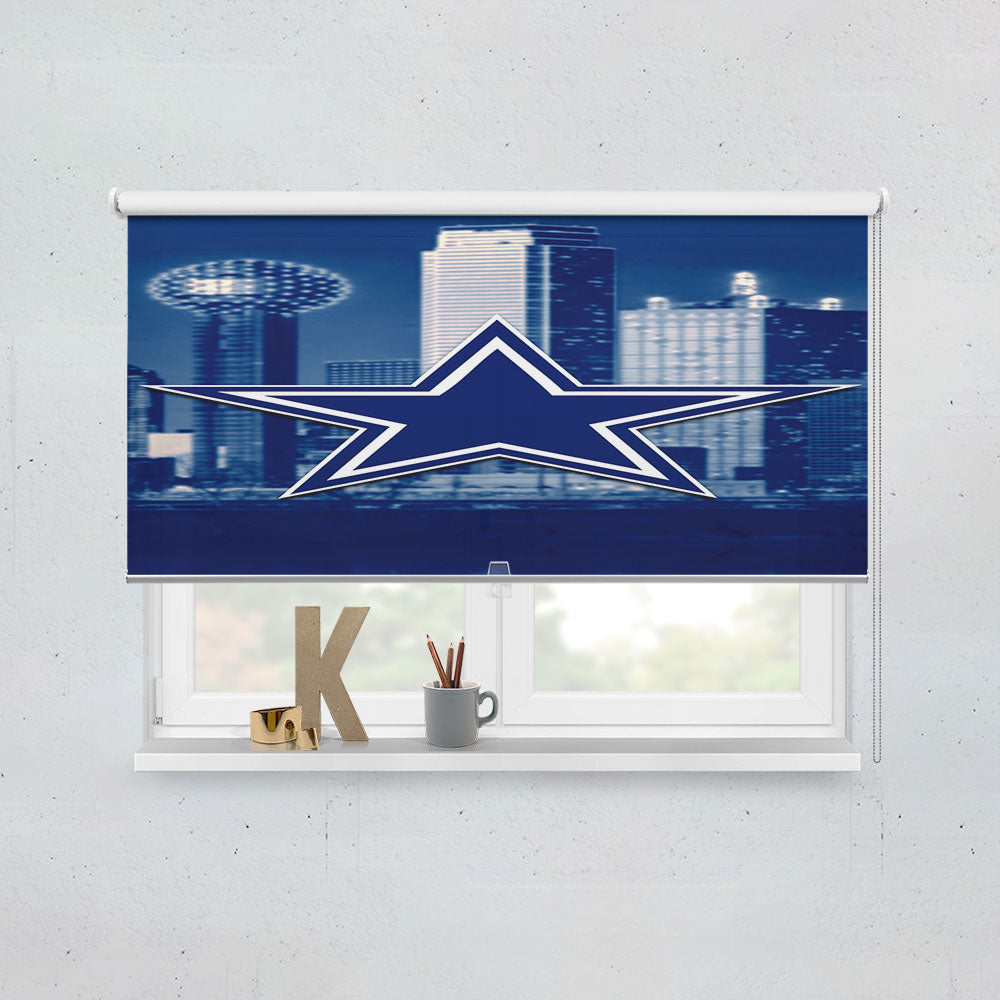 Dallas Cowboys City Themed Window Roller Blinds Shades