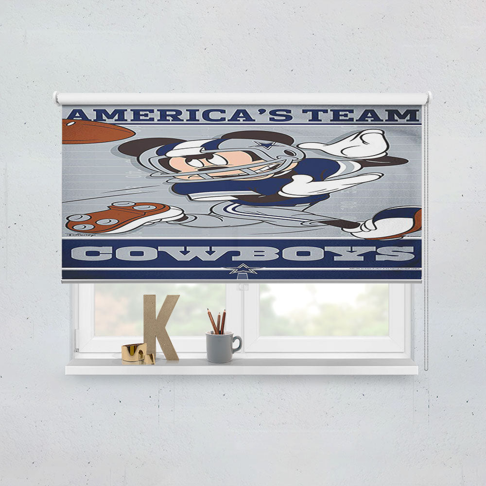 Dallas Cowboys Giants Disney Mickey Mouse Nfl Window Roller Blinds Shades