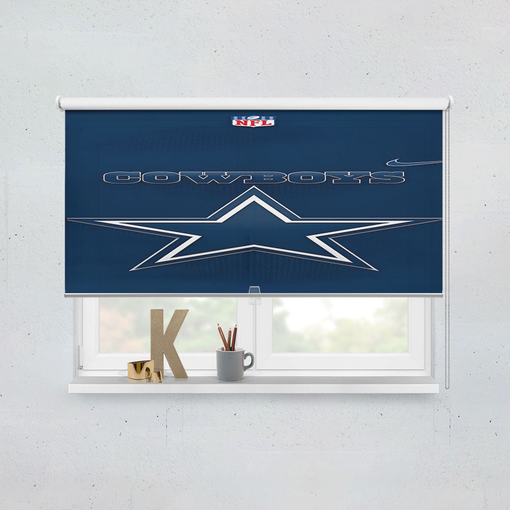 Dallas Cowboys Logo Nfl Window Roller Blinds Shades