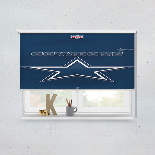 Dallas Cowboys Logo Nfl Window Roller Blinds Shades