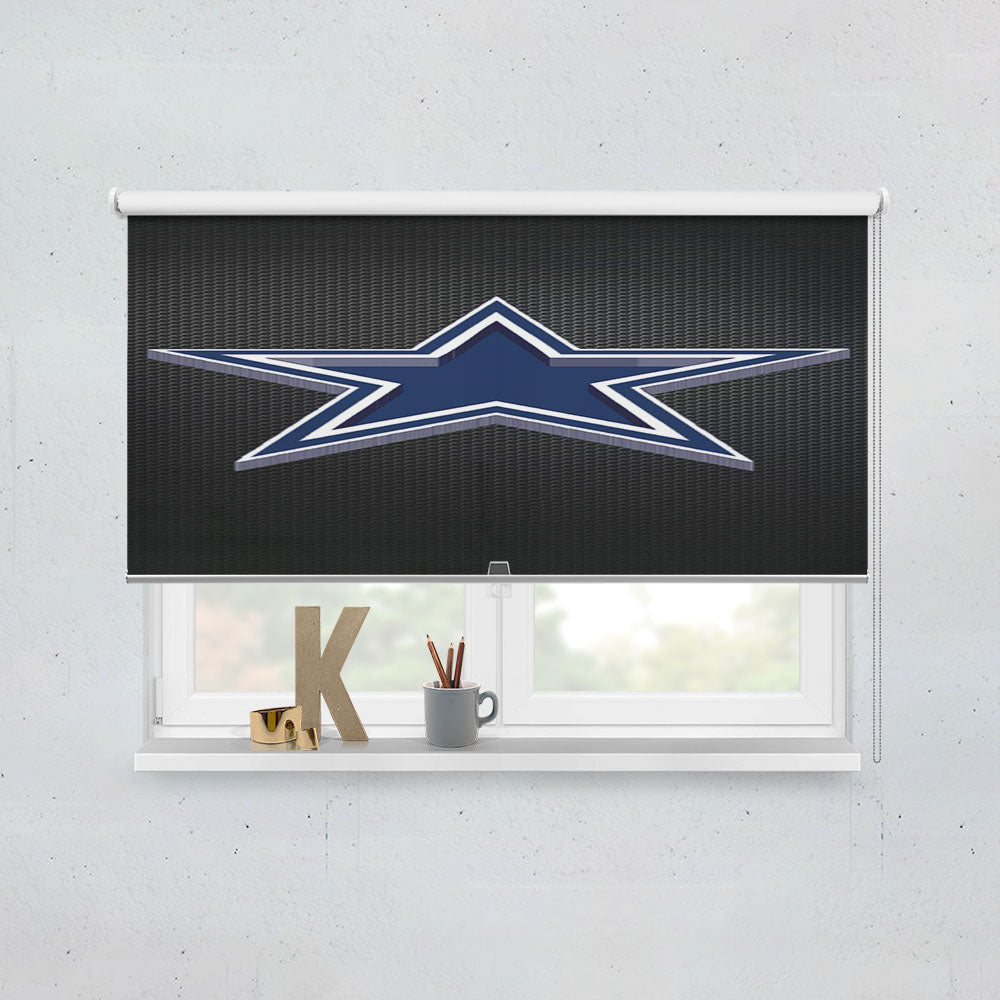 Dallas Cowboys Wallapaper Carbon Window Roller Blinds Shades