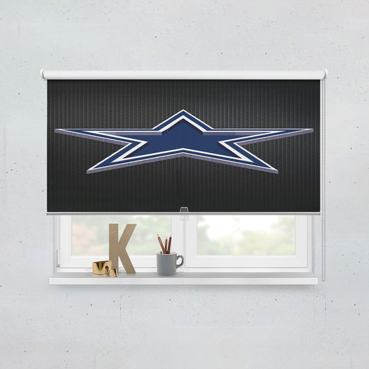 Dallas Cowboys Wallapaper Carbon Window Roller Blinds Shades