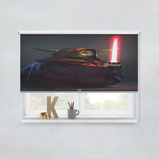 Dark Side Yoda Star Wars Window Roller Blinds Shades