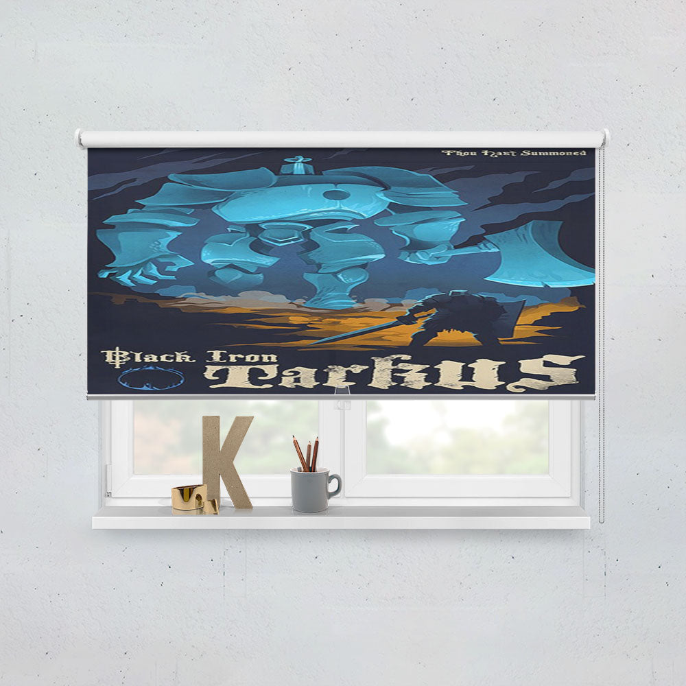 Dark Souls Black Iron Tarkus Window Roller Blinds Shades