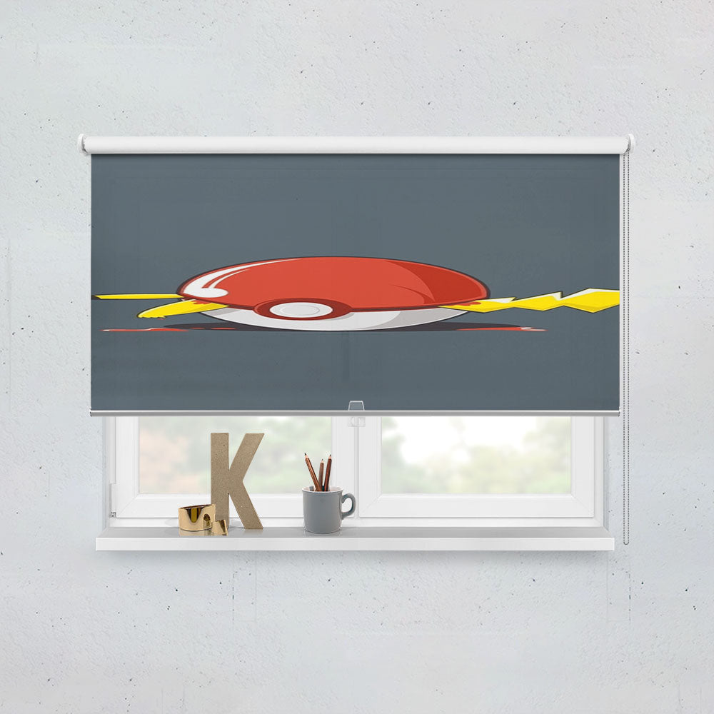 Deadly Pikachu Pokemon Window Roller Blinds Shades