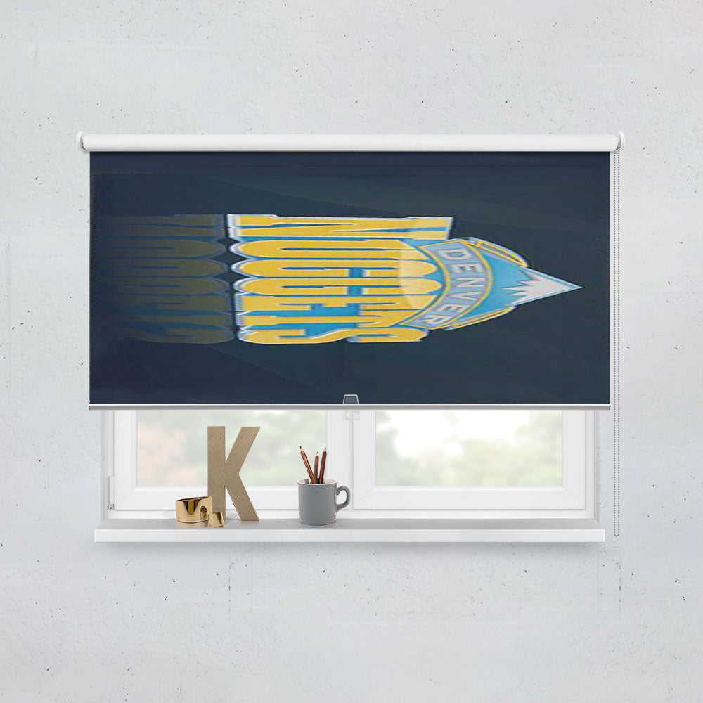 Denver Nuggets Logo Nba Window Roller Blinds Shades