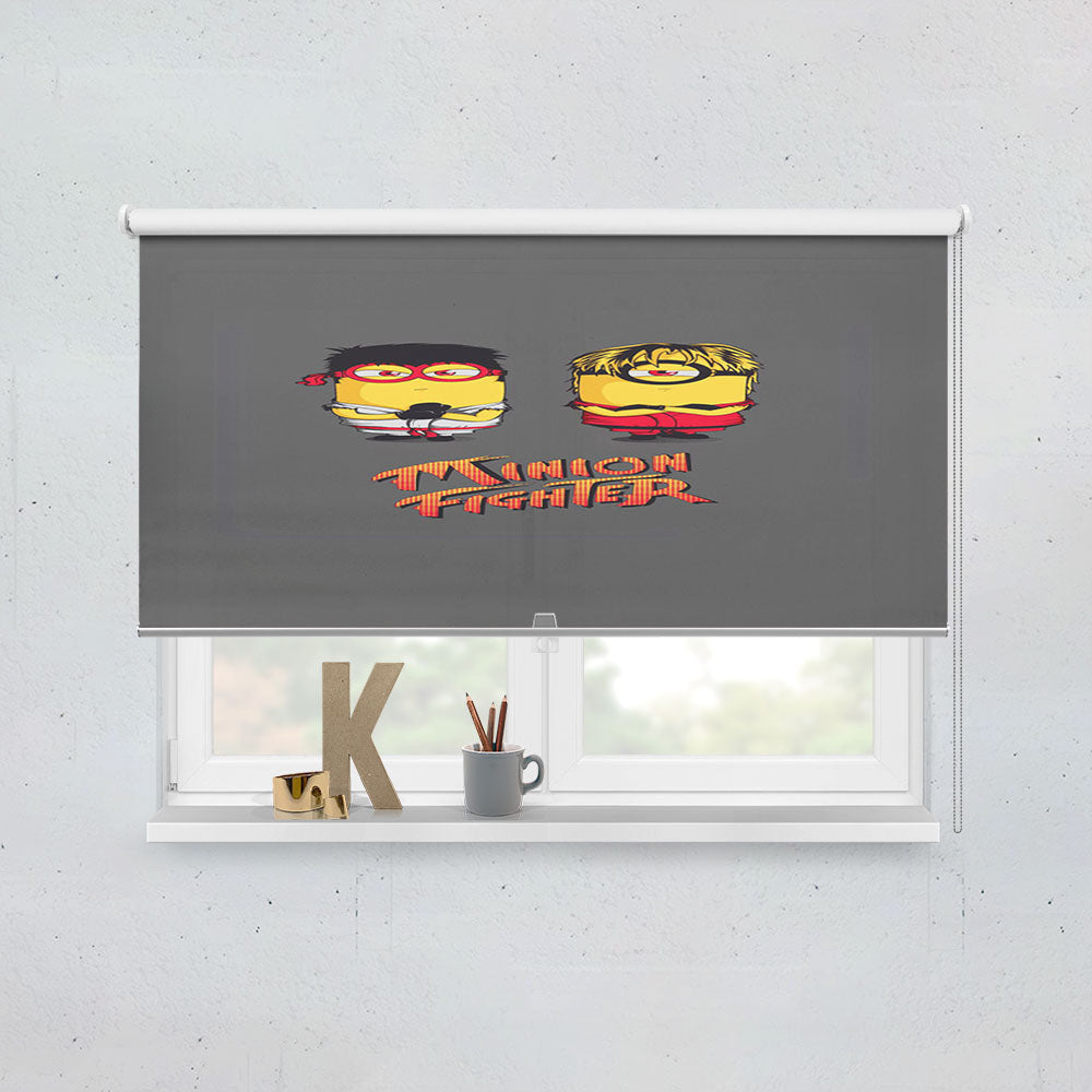Despicable Me Minions Street Fighter- Window Roller Blinds Shades