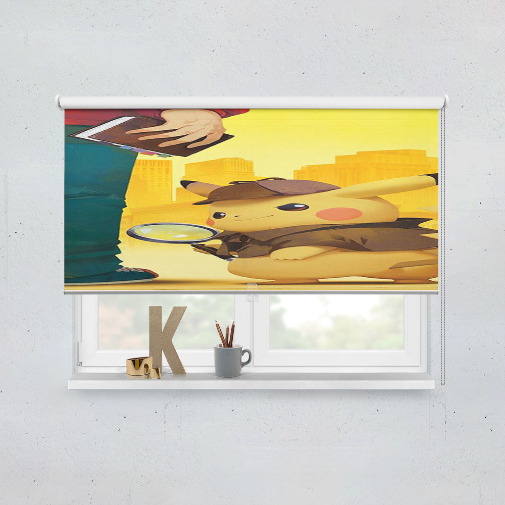 Detective Pikachu Window Roller Blinds Shades