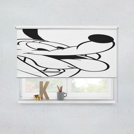 Disney Cartoon Cute Pluto Mickey Dog Window Roller Blinds Shades