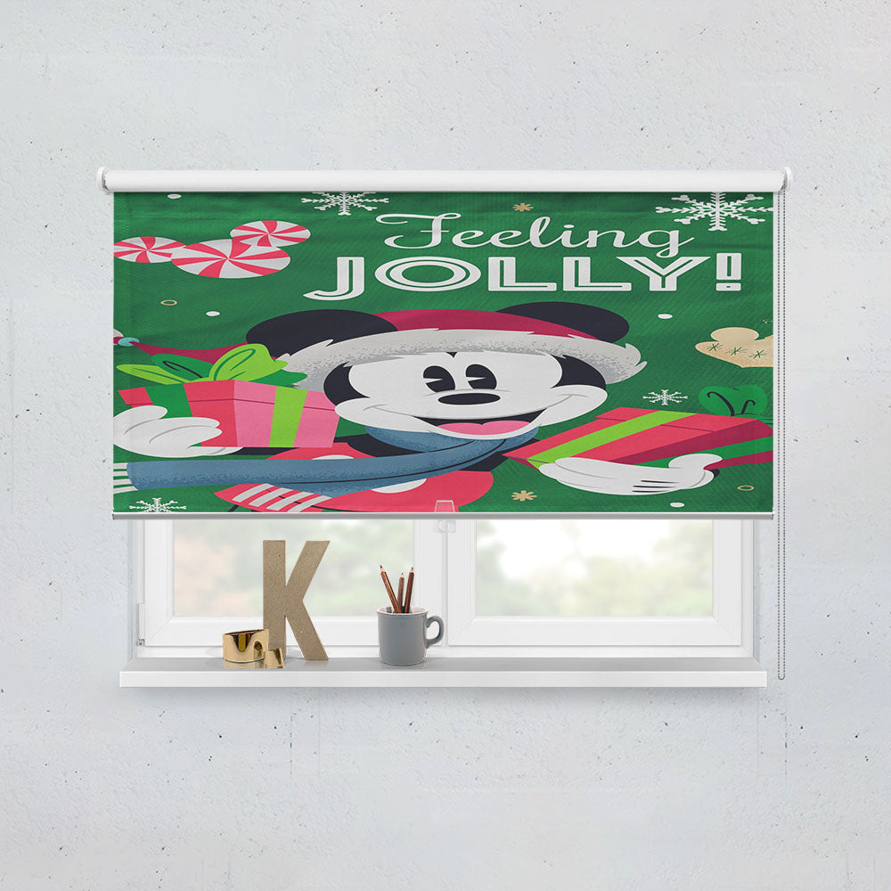 Disney Feeling Jolly Mickey Mouse Window Roller Blinds Shades