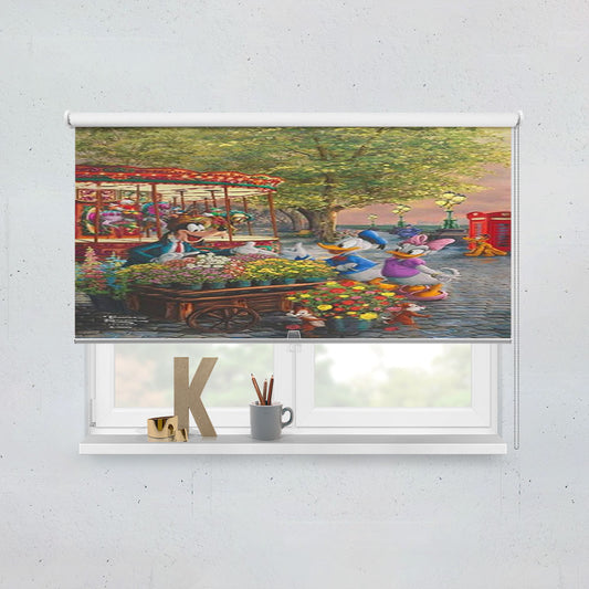 Disney Friends In London Window Roller Blinds Shades