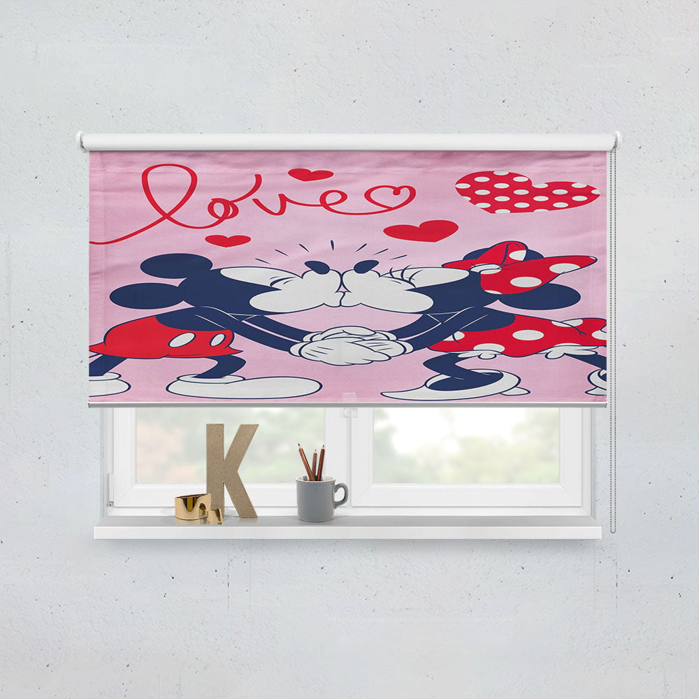 Disney Mickey And Minnie Love Window Roller Blinds Shades