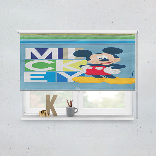 Disney Mickey Blocks Window Roller Blinds Shades