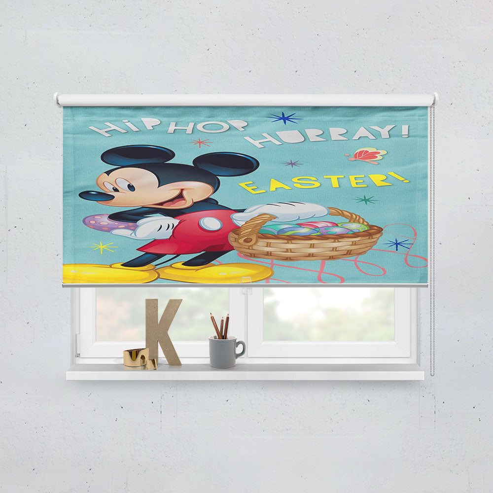 Disney Mickey Hip Hop Hurray Easter Window Roller Blinds Shades