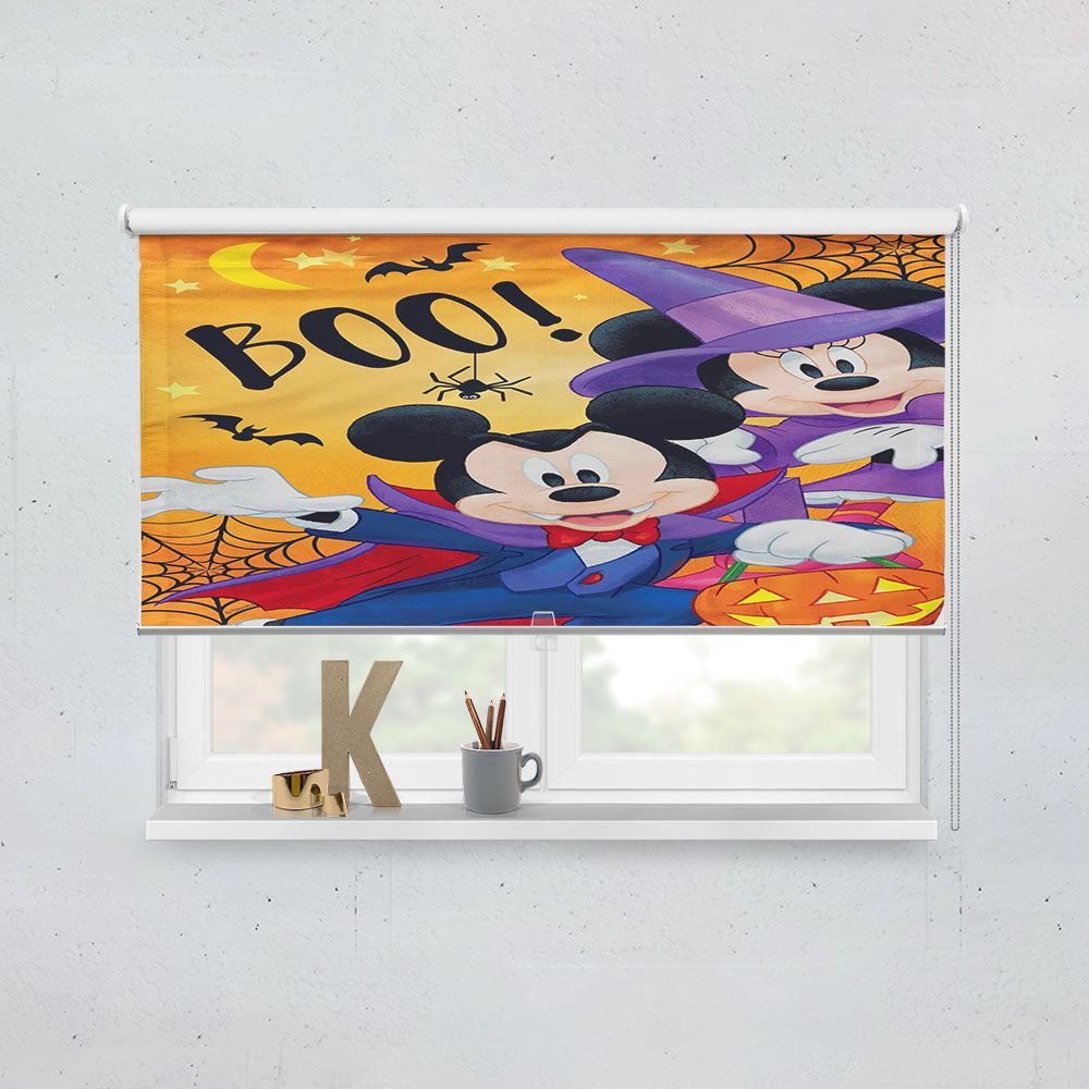 Disney Mickey Minnie Boo Halloween Window Roller Blinds Shades