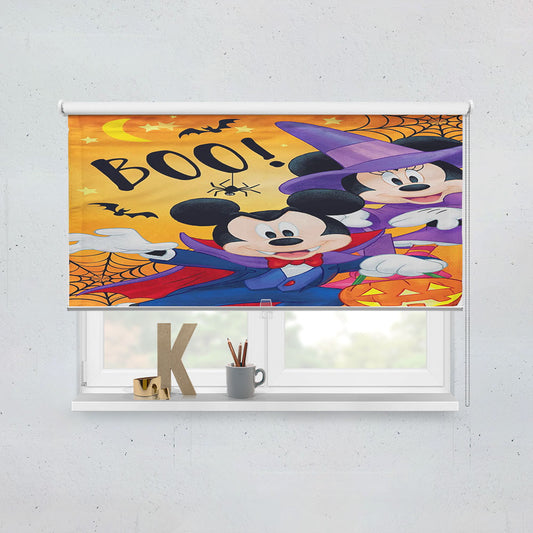 Disney Mickey Minnie Boo Halloween Window Roller Blinds Shades
