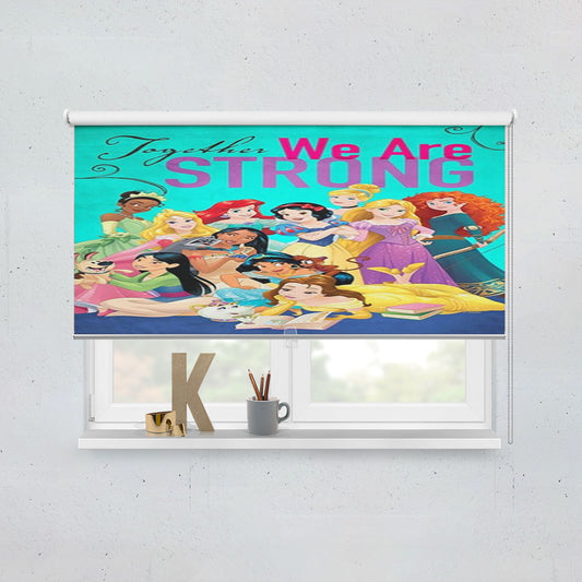 Disney Princess Together We Are Strong Window Roller Blinds Shades