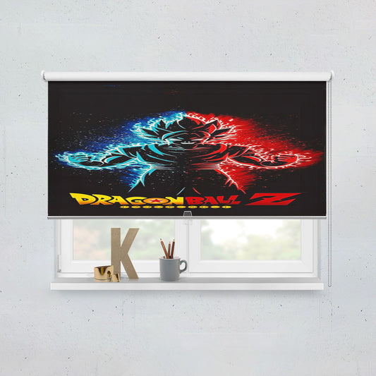 Dragon Ball Z Black 1 Window Roller Blinds Shades