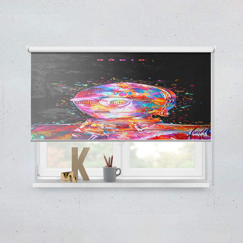 Droid Of Star Wars Colorful Window Roller Blinds Shades
