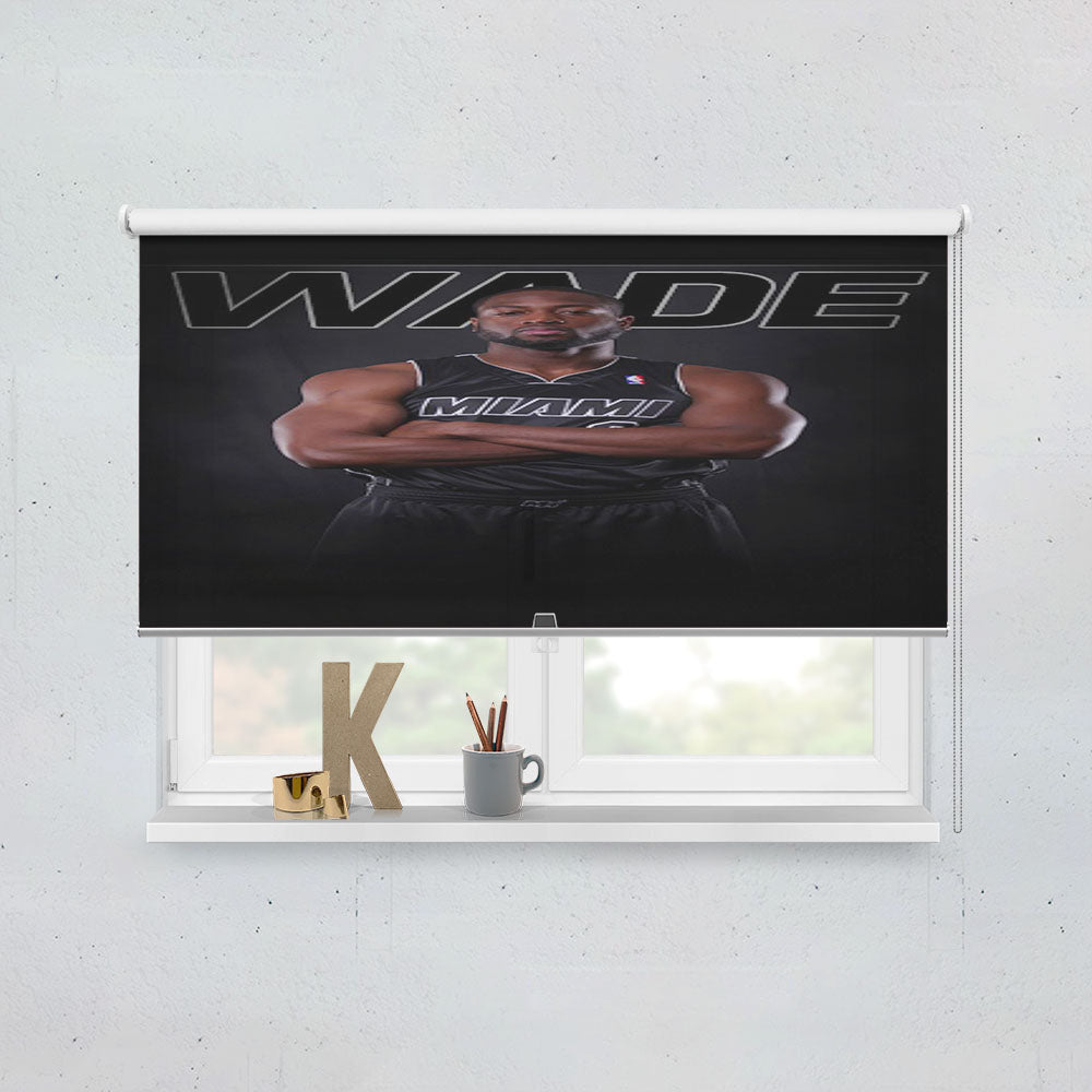 Dwyane Wade Miami Heat New Window Roller Blinds Shades