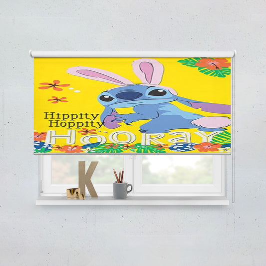 Easter Bunny Stitch Window Roller Blinds Shades