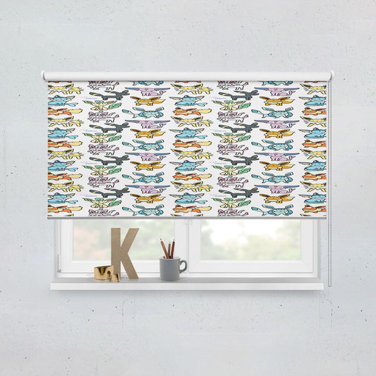 Eevee Pattern Window Roller Blinds Shades