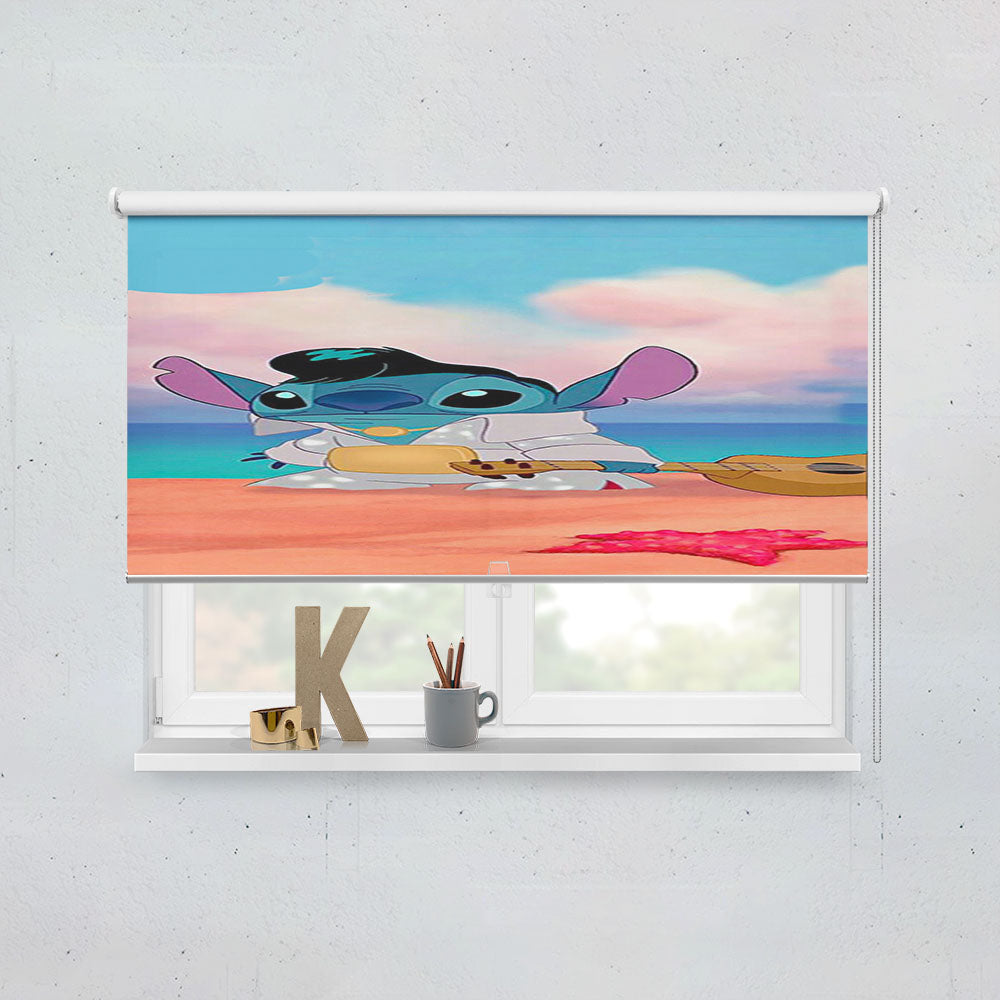 Elvis Stitch Disney Window Roller Blinds Shades