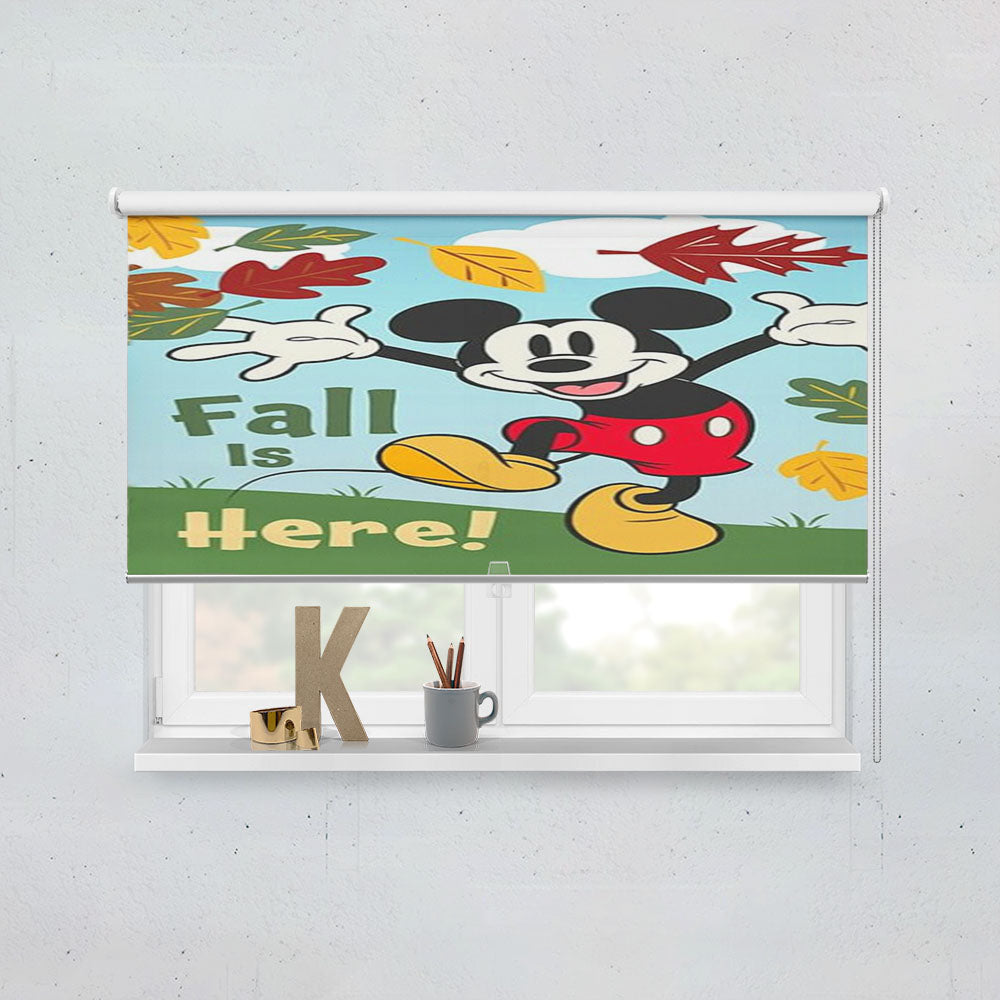 Fall Is Here Mickey Window Roller Blinds Shades