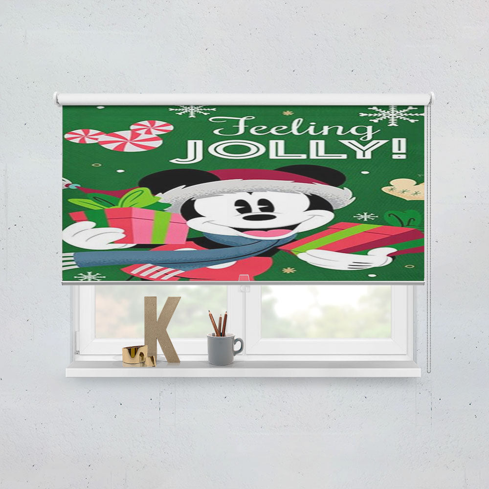 Feeling Jolly Mickey Mouse Window Roller Blinds Shades